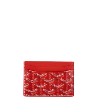Goyard Saint Sulpice Card Holder Coated Canvas
