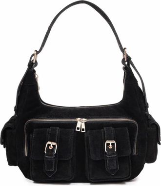 N&uacute;noo Borsa - Dames - Schoudertassen - Zwart - ONE Size - Tassen
