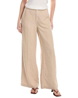 L'agence Lagence Brie Wide-Leg Linen Pant