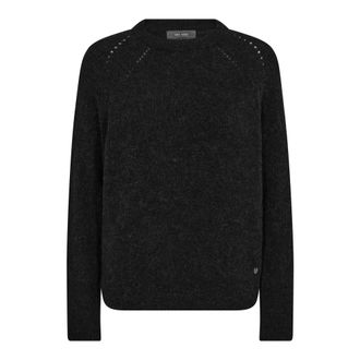 Mos Mosh Su&eacute;ter de Punto Suave con Cuello Redondo - Knitwear - Mujer - Negro - XS