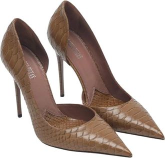 PARIS TEXAS Vera 105 Pumps - Dames - Pumps - Bruin - 39 EU - Leer - Schoenen