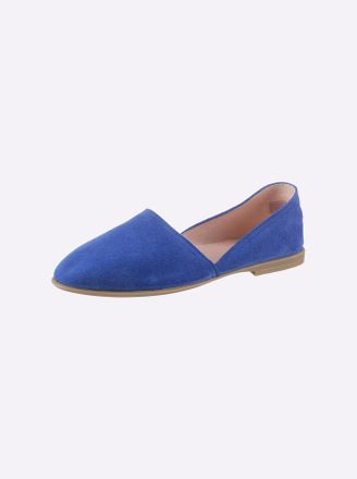 Heine Slipper HEINE, Damen, Gr. 36, blau (royalblau), Textil, Schuhe Slipper
