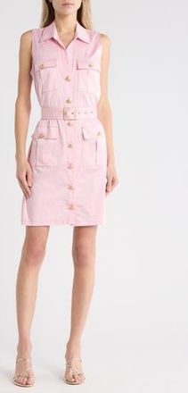 L'agence Noam Utility Shirtdress in Blush at Nordstrom Rack, Size 18 (Similar To 18W-20W)