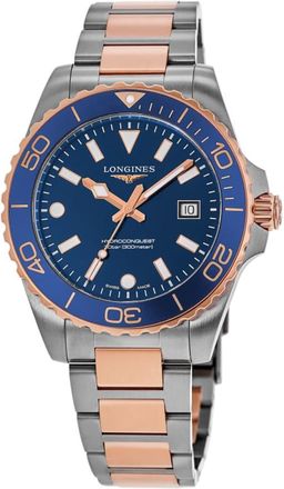 Longines HydroConquest Quartz 42mm Blue Dial Two-Tone Stainless Steel Mens Watch L3.769.3.98.7
