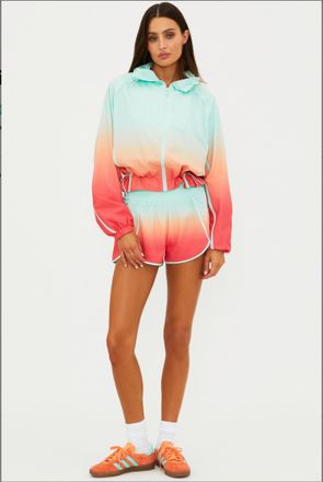 Beach Riot Casen Jacket In Guava Jelly Ombre