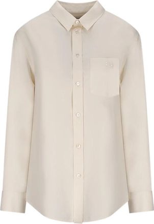 Celine Shirts, female, White, S, Relaxed Shirt