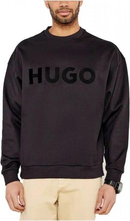 HUGO BOSS Dinex Sweatshirt - Heren - Sweatshirts - Zwart - M - Katoen - Hoodies & sweatvesten