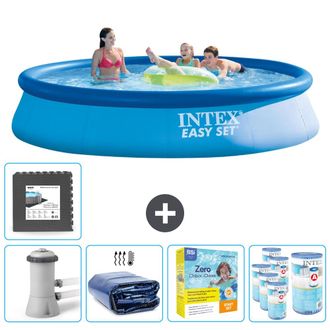 Intex Piscina Easy Set Redonda - 396x84 Cm - 8-piezas Scb24