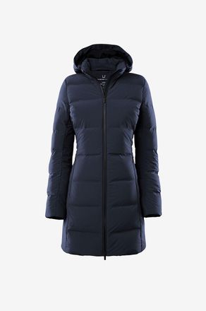 UBR Lange Daunenjacke mit Kapuze Enigma