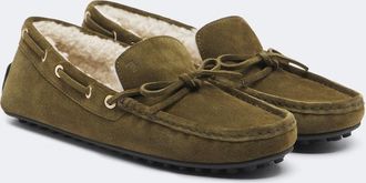 Tod's N&aacute;uticos Gommino de ante con borrego