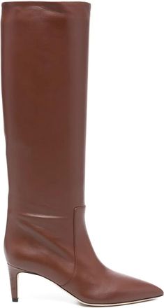 PARIS TEXAS Leren knielaarzen - Bruin