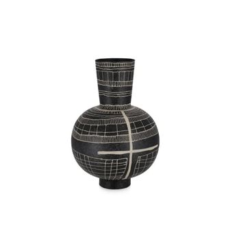 BIZZOTTO Botella Decorativa Siva Negra 30x43