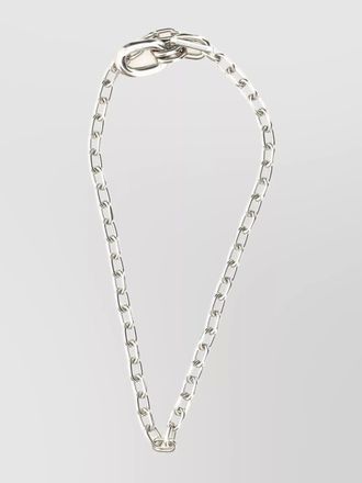 Paco Rabanne aluminium pendant necklace