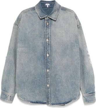 Loewe Anagram denim shirt - Blue