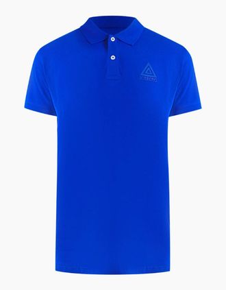 Iceberg Mens Ice Iceberg Triangle Logo Blue Polo Shirt - Size: 36