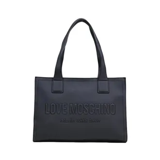 Love Moschino Tote Bags, female, Black, Size: ONE SIZE Polyethylene Handbag
