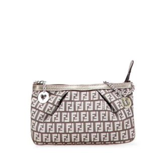 Fendi Pre-owned Clutches, female, Brown, Size: ONE SIZE Pre-owned Leather Clutch