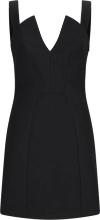 Givenchy Short Dresses, female, Black, XS, Dress in Crepe