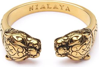 Nialaya Gold Panther Ring at Nordstrom, Size 12