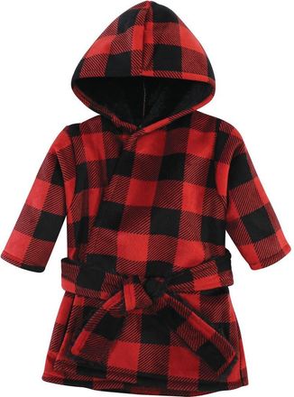 Hudson Baby Mink with Faux Fur Lining Pool and Beach Robe Cover-ups in Buffalo Plaid at Nordstrom, Size X-Small