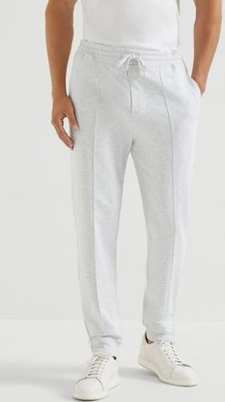 Brunello Cucinelli Trousers with cr&ecirc;te in Pearl Grey at Nordstrom, Size Xxx-Large Eu