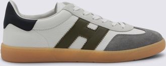Hogan Sneakers Bianco-Oliva-Navy-Uomo