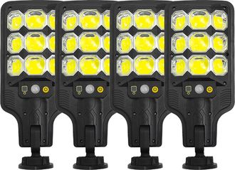 OEM Farola Solar Ultrabrillante Con Sensor De Movimiento Pir, Iluminaci&oacute;n Exterior Para Patios, Iluminaci&oacute;n De Seguridad Solar, Encendido/apagado Autom&aacute;ti