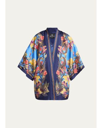 Etro Kesa Silk Jacquard Jacket