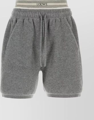 Loewe bermuda shorts with elastic waistband and pockets