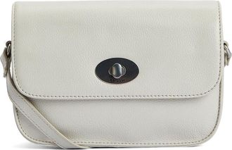 Barbour Isla Leather Crossbody Bag in Light Sand at Nordstrom