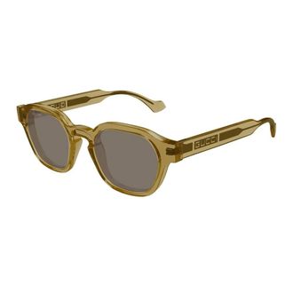Gucci Gg1730S Zonnebril - Heren - Accessoires - Geel - Maat: 50 MM