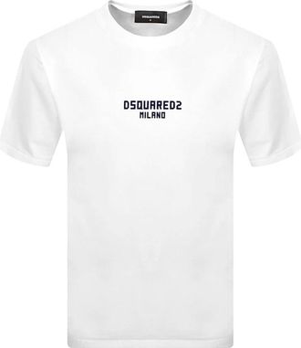 Dsquared2 Uomo, Top, Bianco, L, new