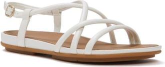 FitFlop Gracie Leather Strappy Sandals in Urban White at Nordstrom, Size 10