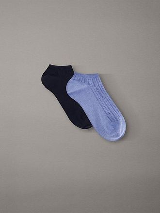 Calvin Klein 2-pack gestreepte trainersokken van zachte stretch