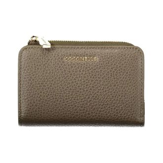 Coccinelle Portafoglio in Pelle con Chiusura a Zip - - Accessories - Donna - Marrone - ONE SIZE