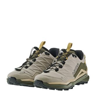 Lowa Wanderschuh LOWA MADDOX PRO GTX LO SL, Herren, Gr. 43,5, desert, oliv, Synthetik, Textil, Schuhe Wanderschuh, wasserdicht