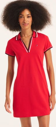 Nautica Womens Deck Polo Dress