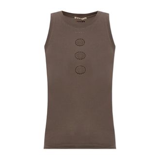 Marni Katoenen top met ronde hals - Dames - Tops - Bruin - Maat: XS Katoen