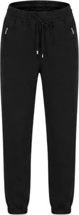 Ermanno Scervino Joggingbroek met rits aan de enkel - Dames - Sweatpants - Zwart - M - Broeken