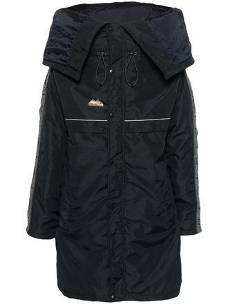 Martine Rose Reverse Manager coat - unisex - Polyamide/Viscose/Acetate - L - Blue