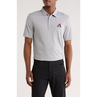 Travis Mathew The Zinna Arizona Diamondbacks Polo in Heather Grey at Nordstrom Rack, Size Xxx-Large