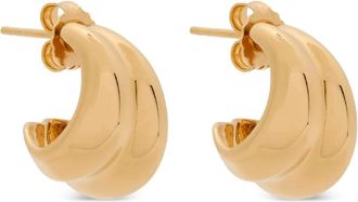 Nina Ricci Mega small hoops earrings - Gold