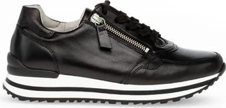 Gabor Vienna Sneaker - Dames - Sneakers - Zwart - 37 EU - Leer - Schoenen