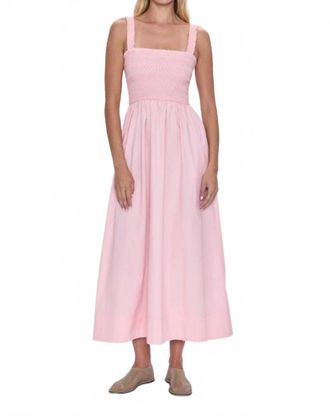 Pistola Denim Genevieve Midi Dress In Pink