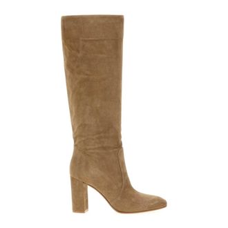 Gianvito Rossi Heeled Boots, female, Brown, Size: 11 US Glen Boot