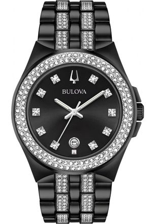 Bulova 98K101 Mens Classic Watch - Black - One Size