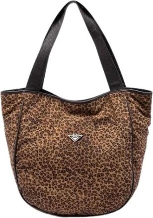 Bottega Veneta Pre-owned Tote Bags, female, Brown, Size: ONE SIZE Pre-owned Nylon Tote
