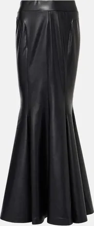 Norma Kamali Faux leather maxi skirt