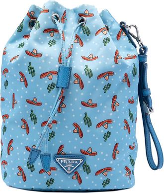 Prada Pre-owned Prada Tessuto Sombrero and Cactus Drawstring Pouch Ladies B0L07OE0NG8PYVBG