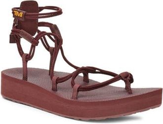 Teva Midform Infinity Gladiator Sandal in Rum Raisin at Nordstrom, Size 6